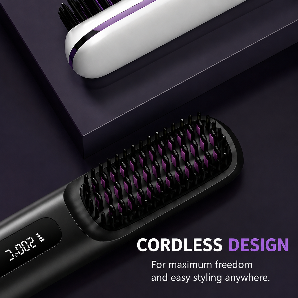 BrowSilk SmartStyle Brush — straightening brush for short hair