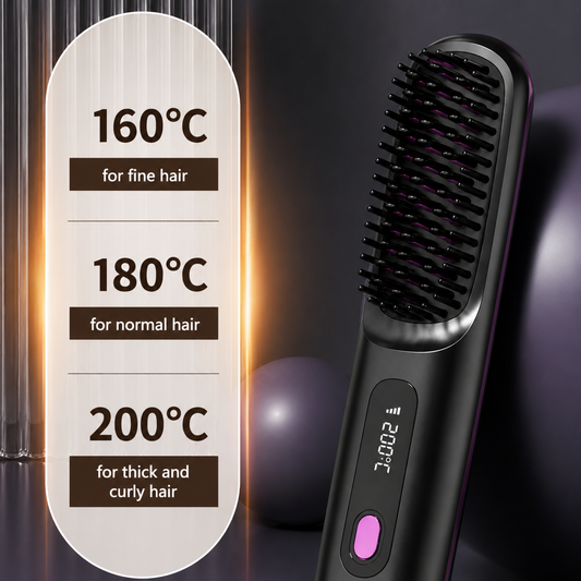BrowSilk SmartStyle Brush — straightening brush for short hair